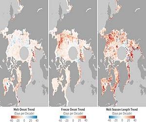 Arctic Melt Season Growing Longer