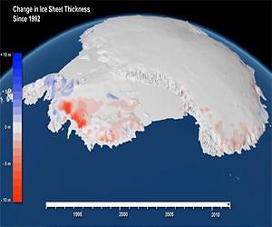 Antarctic ice sheet warming faster than thought: study