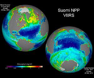 Raytheon's Visible Infrared Imager Radiometer Suite on the Suomi NPP satellite lauded for truly new weather data
