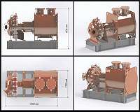 Russian researchers developed high-pressure natural gas operating turbine-generator