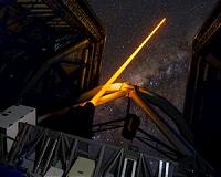 First Light of New Laser at Paranal