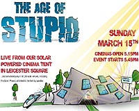 World's first solar-powered film premiere in London