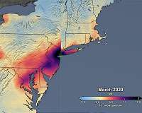 NASA satellite data show 30 percent drop in air pollution over Northeast US