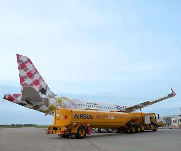 Sustainable Aviation Fuel reduces Airbus' Scope 1 emissions