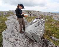 Geologic evidence in ancient boulders supports a coastal theory of early settlement in Americas