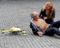 'Ambulance drone' prototype unveiled in Holland