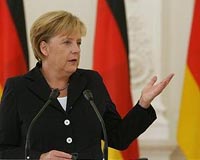 Merkel sets strict terms on easing Russia sanctions