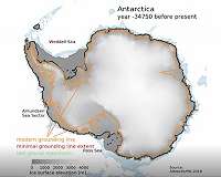 Antarctic ice sheet is melting, but rising bedrock below could slow it down