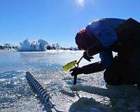Thousands of tiny quakes shake Antarctic ice at night