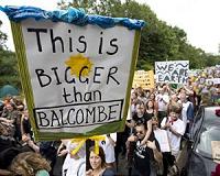 Protests against British energy companies turn violent