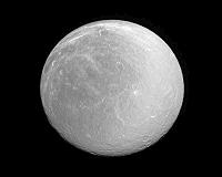 Rhea Shines Brightly About Saturn