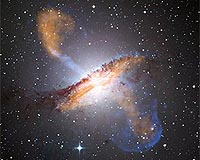 A Black Hole Overflows From Galaxy Centaurus A