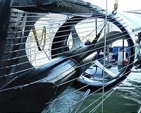 River turbines turn Austria's Danube from blue to green