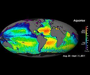 NASA's Aquarius Sees Salty Shifts