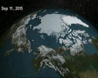 Arctic sea ice summertime minimum is fourth lowest on record