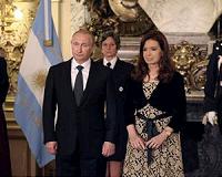 Putin backs Argentine call for 'multipolarity' on visit