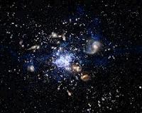 Construction secrets of a galactic metropolis