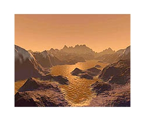 Cassini Suggests Icing On A Lake