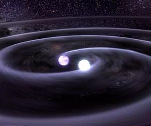 Space-warping white dwarfs produce gravitational waves