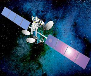 Satellite for SES Beginning Post-Launch Maneuvers