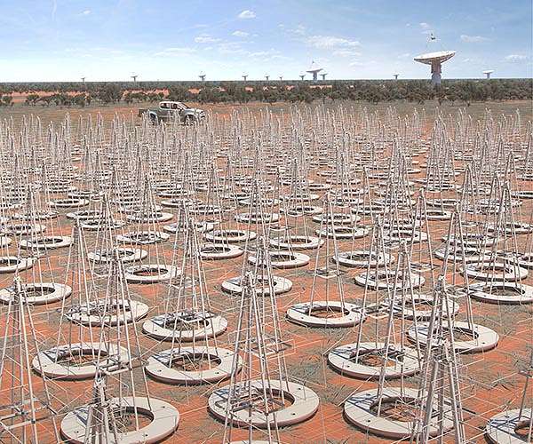 Australia starts building 'momentous' radio telescope