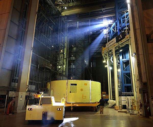 NASA Builds Artemis III Core Stage Forward Skirt