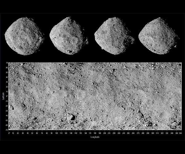 Asteroid's scars tell stories of its past