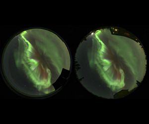 Using digital SLRs to measure the height of Northern Lights