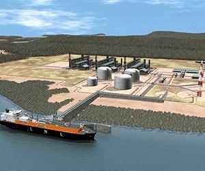 Browse LNG to be processed onshore?