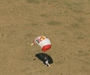 Austrian breaks sound barrier in record space jump