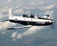 Pilots safely eject from Air Force T-6 trainer before crash