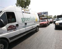 British 'greasers' reach Athens in frying oil-powered cars