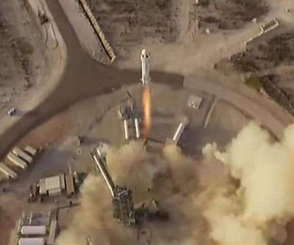 With New Shepard launch, space researchers become space customers