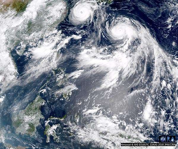 Tropical Storm Hilary joins 2 other Pacific Ocean weather systems