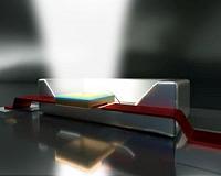 Thermoelectric device harnesses cold of space to power LED light at night