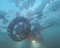 Aquatic rover goes for a drive under the ice