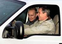Bush, Putin discuss NATO summit: Kremlin