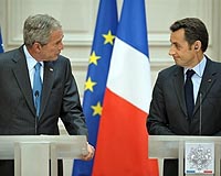 Bush, Sarkozy fought fiercely at last G8: Abe