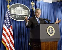 NKorean declaration underscores shift in Bush policy
