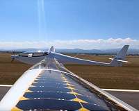 Bye Aerospace's solar electric StratoAirNet prototype completes 1st flight