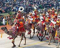 India marks Republic Day with camels and stunt-riders