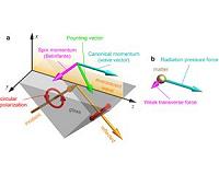 Physicists detect the enigmatic spin momentum of light