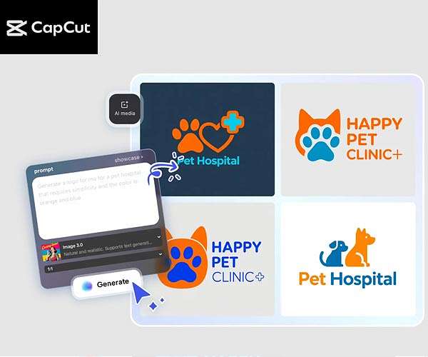 Designing Modern Minimalist Logos with CapCut PC's AI Logo Generator