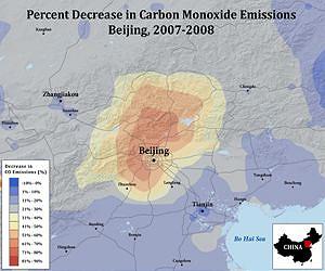 China Olympics Traffic Measures Cut Carbon Emissions