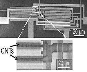 Researchers test carbon nanotube-based ultra-low voltage integrated circuits