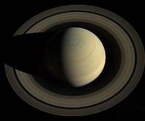 Cassini Swings Above Saturn to Compose a Portrait