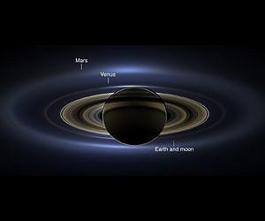 NASA Cassini Spacecraft Provides New View of Saturn and Earth