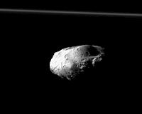 Prometheus up close about Saturn
