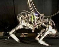 Robotic cheetah jumps hurdles while running