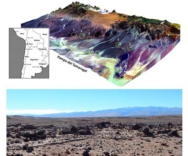 Vast patches of glassy rock in Chilean desert likely created by ancient exploding comet